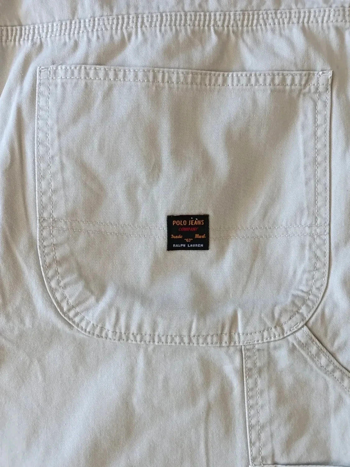 Short Polo Jeans Co Ralph Lauren cargo beige Taille 34 – photo 7